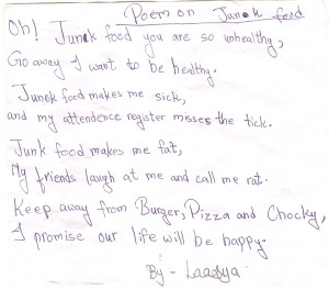 Poem on Junk Food